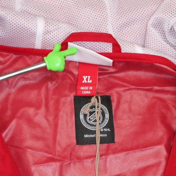 Detroit Red Wings Hooded Long Sleeve Windbreaker Jacket Men's Size XL - Picture 4 of 13